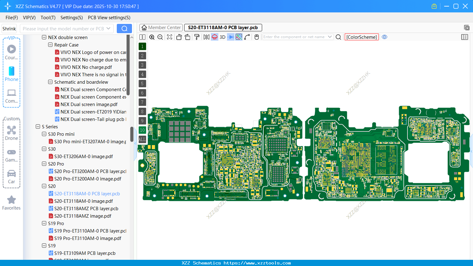 VIVO S20-ET3118AM-0 PCB Layer